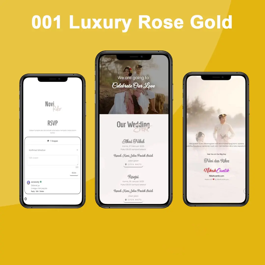 001 Luxury Rose Gold