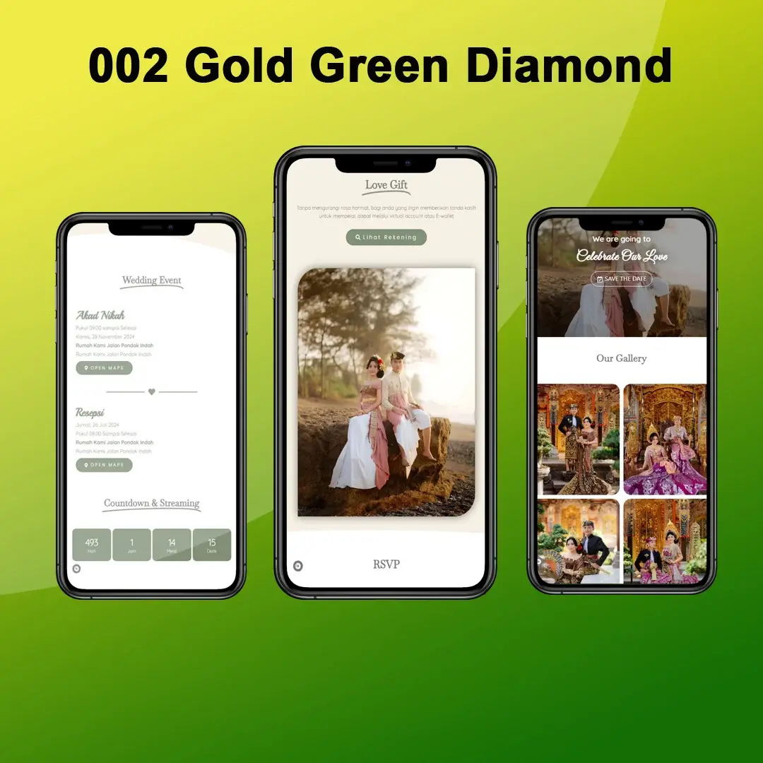 002 Gold Green Diamond